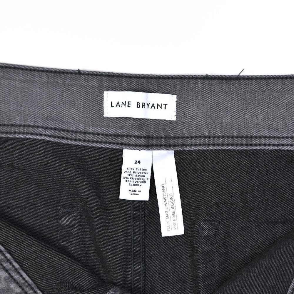 Lane Bryant Flex High Rise 3 Button Jegging Gray 24 - Picture 6 of 6